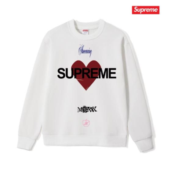 Supreme Heart Multi-Logo Crewneck